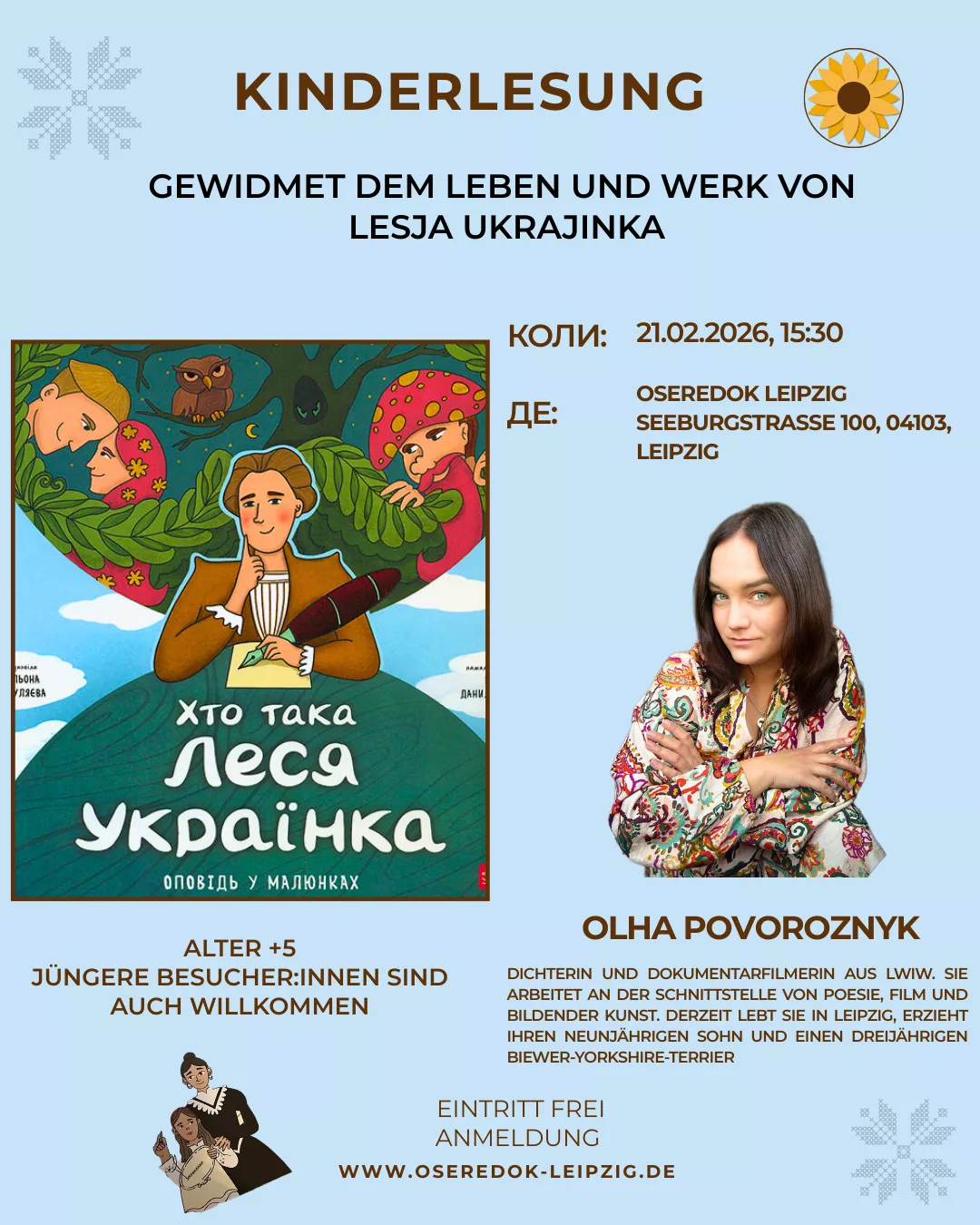 Kinderlesung Povoroznyk