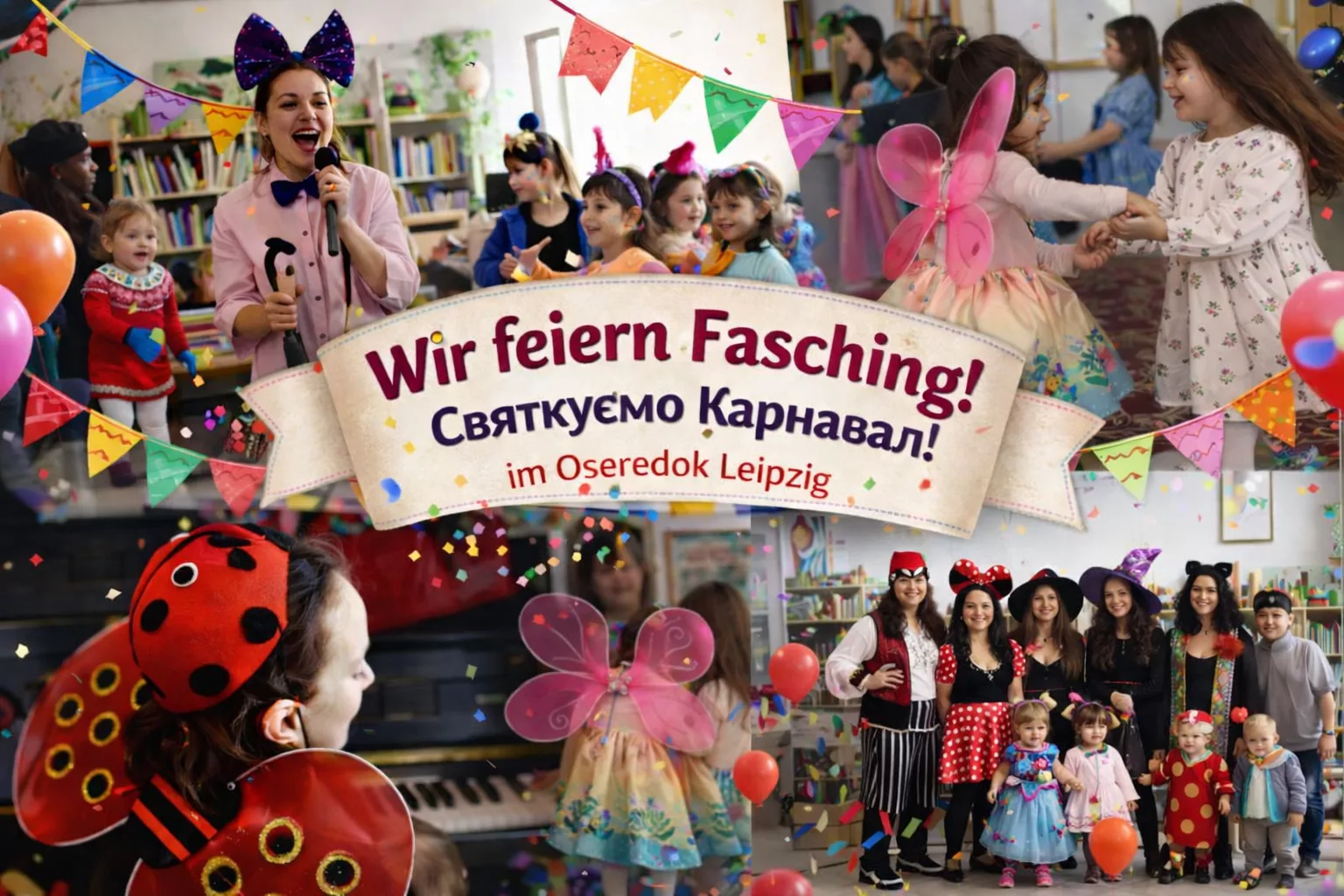 Fasching im Oseredok Leipzig feiern