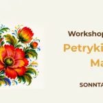 Workshopreihe Petrykiwka-Malerei SONNTAGS 8 Einheiten 17 DE Petryykiwka Sonntags