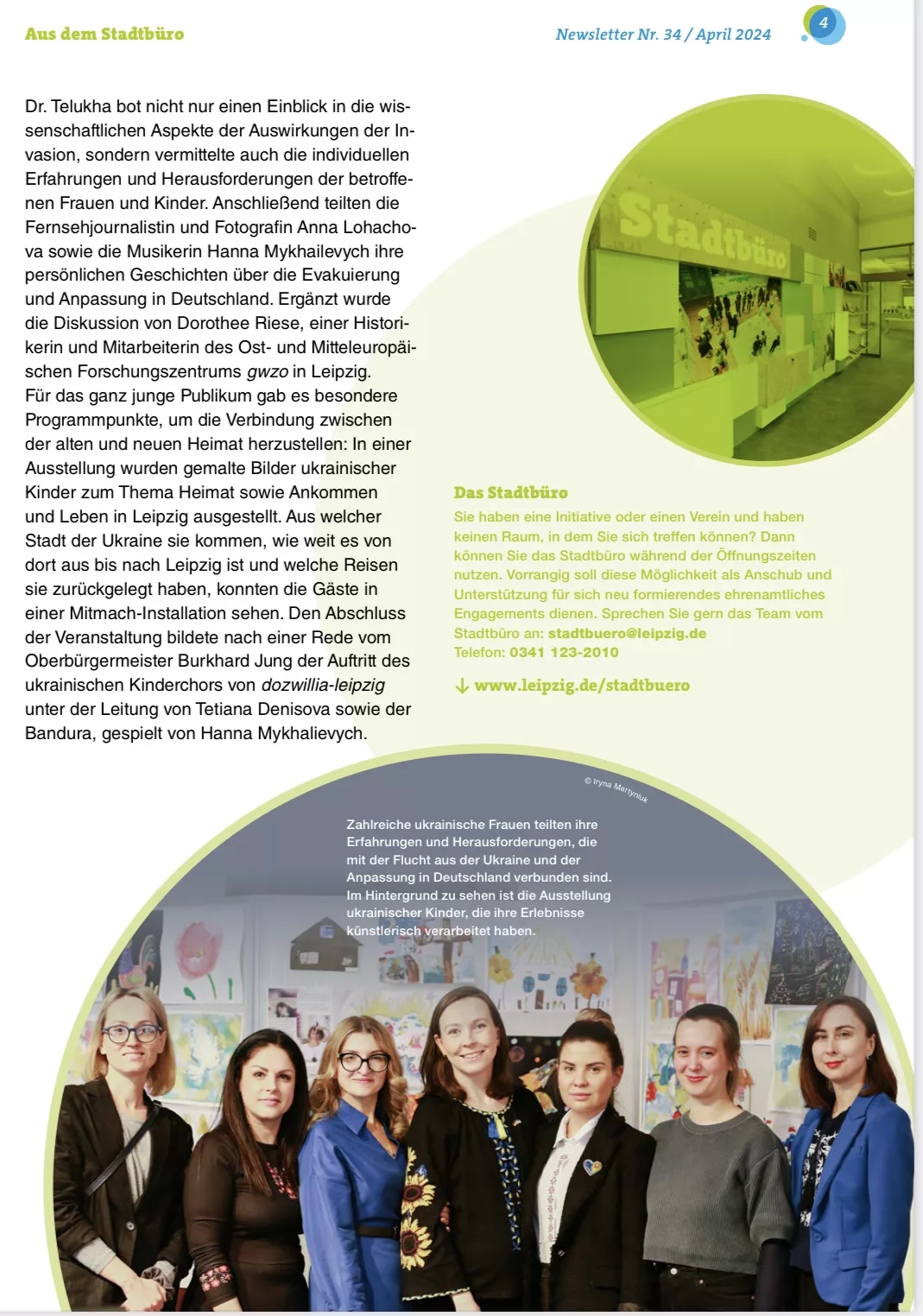 Newsletter Stadt Leipzig #34 - April 2024